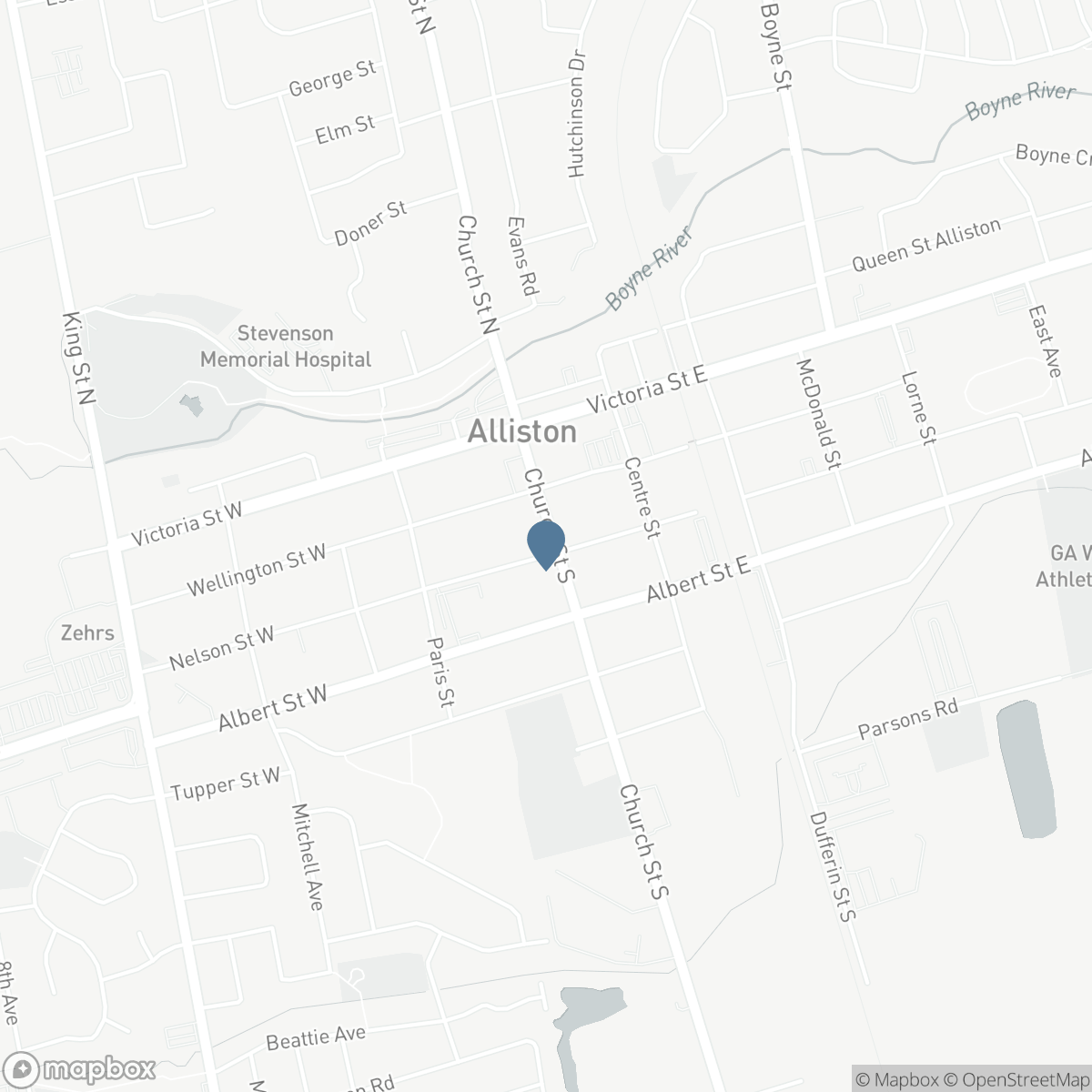 46 CHURCH STREET S, Alliston, Ontario L9R 1G9